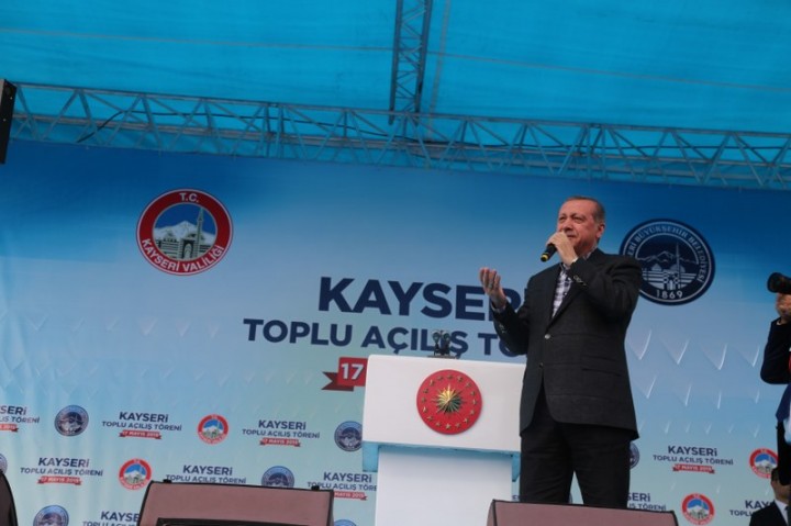 Erdoğan in Kayseri