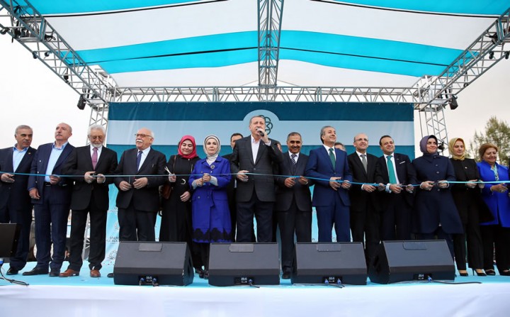 Erdoğan at Mardin ceremony